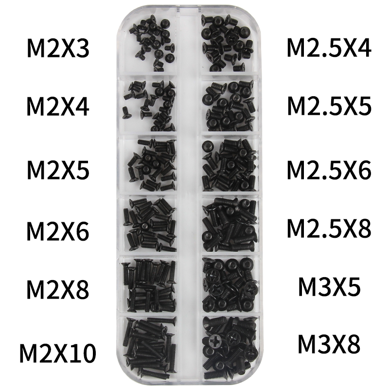 Laptop Electronics Accessories - 240pcs M2 M2.5 M3 Screw Set