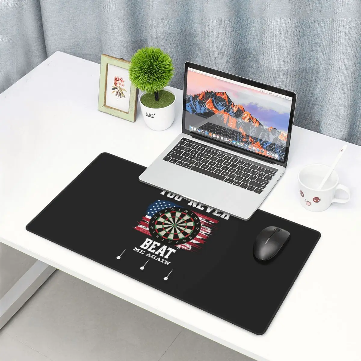 Laptop Accessories Target - Large Mouse Pad Dart Board Arrow