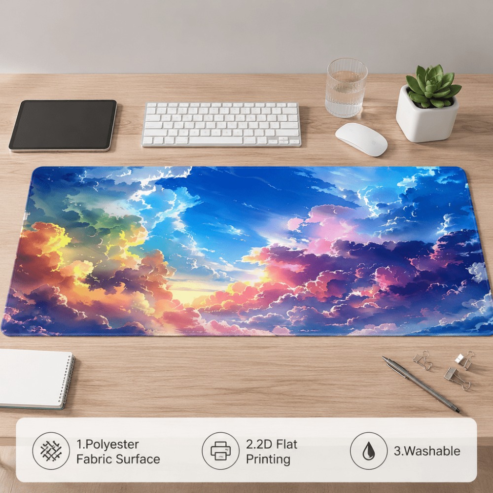 Colorful sunset cloud sky prin - Laptop Accessories Officeworks ulasan dan harga