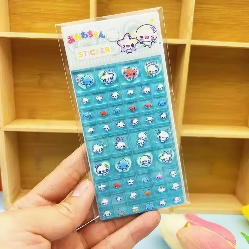 2/4p Solid Square Sticker Diy  - Laptop Accessories Wholesale ulasan dan harga