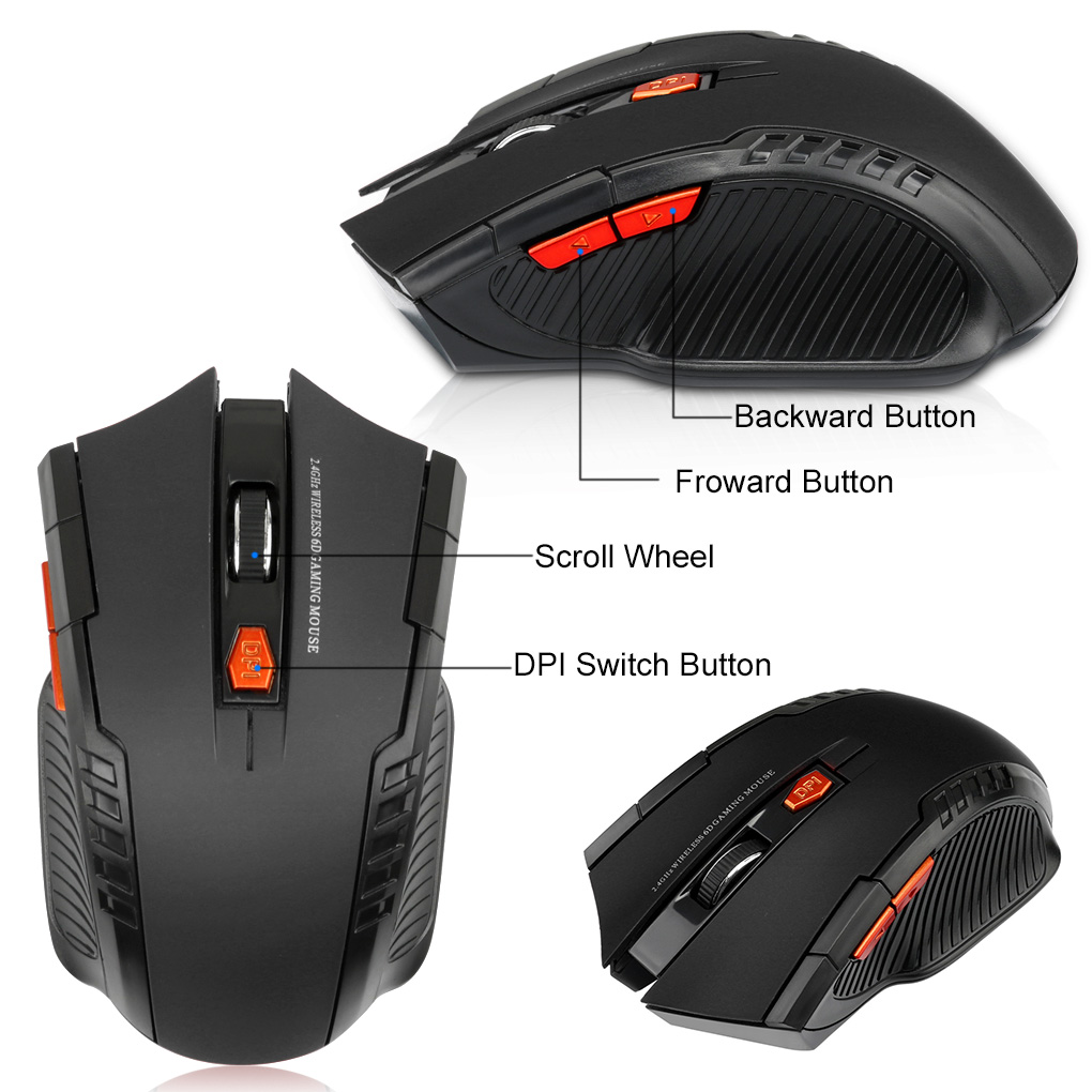 2.4G Wireless Mouse 1600DPI Op - Laptop Electronics Accessories ulasan dan harga