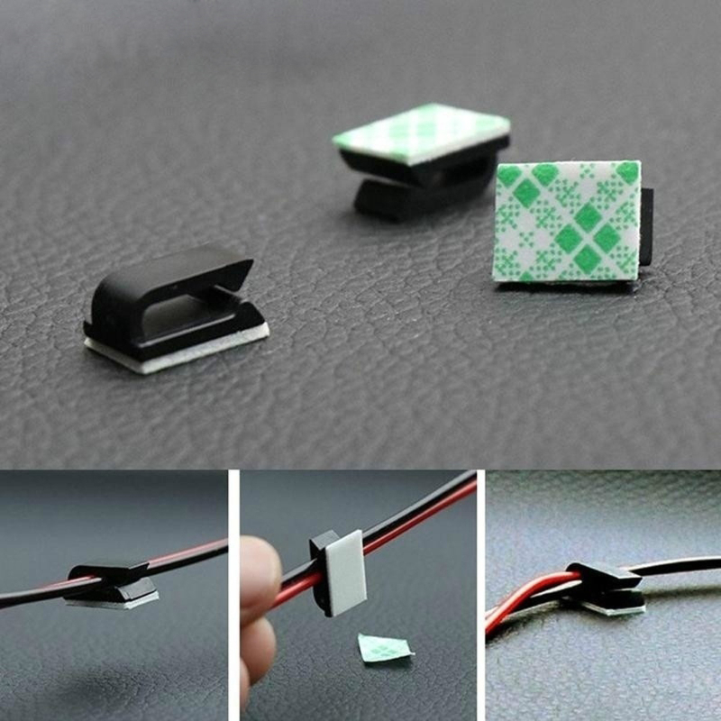 20pcs Self-adhesive Car Fixed  - Cable Management Bag ulasan dan harga