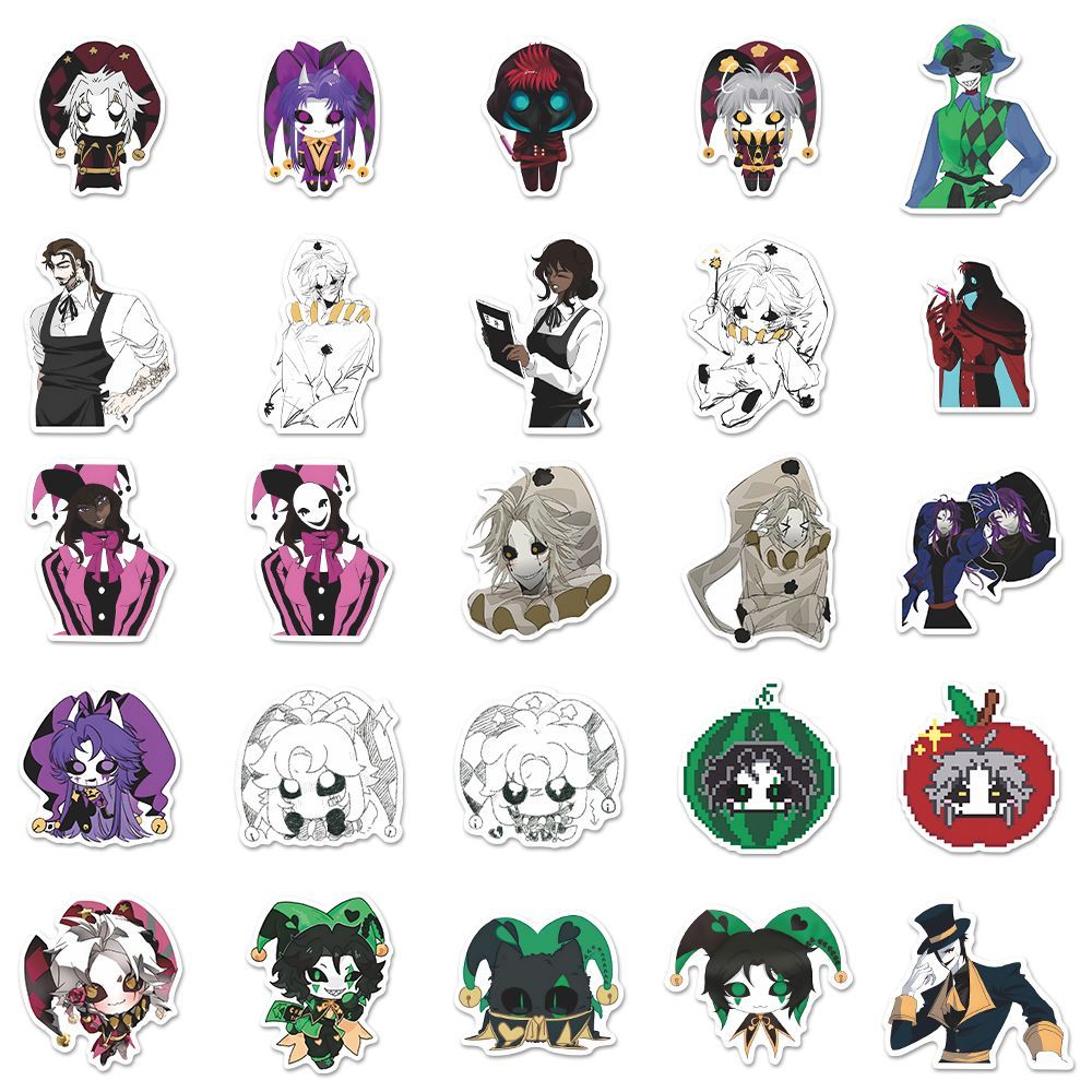 73PCS The Freak Circus Pierrot - Laptop Accessories Wholesale ulasan dan harga