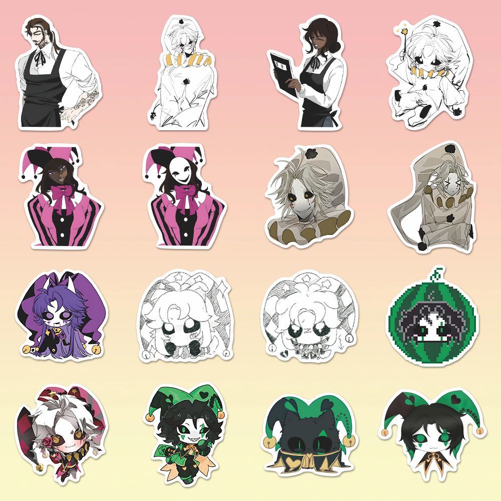 73PCS The Freak Circus Pierrot - Laptop Accessories Wholesale ulasan dan harga