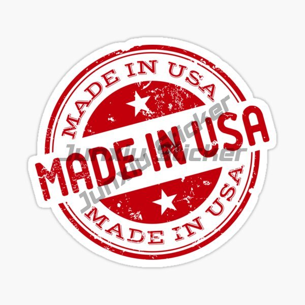 MADE IN USA Flag Vinyl Car Sti - Laptop Accessories Wholesale ulasan dan harga
