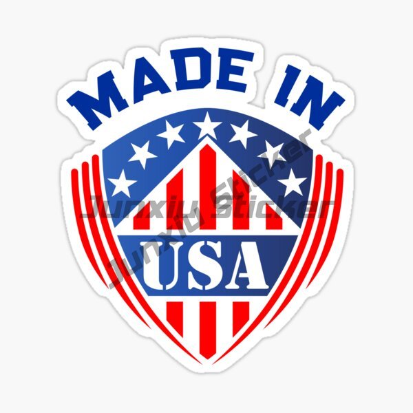 MADE IN USA Flag Vinyl Car Sti - Laptop Accessories Wholesale ulasan dan harga