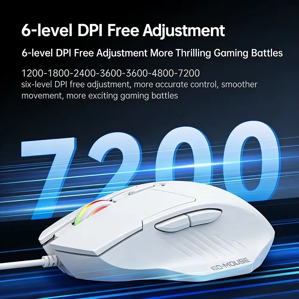 KEBIDUMEI 7200DPI Wired Mouse  - Laptop Electronics Accessories ulasan dan harga