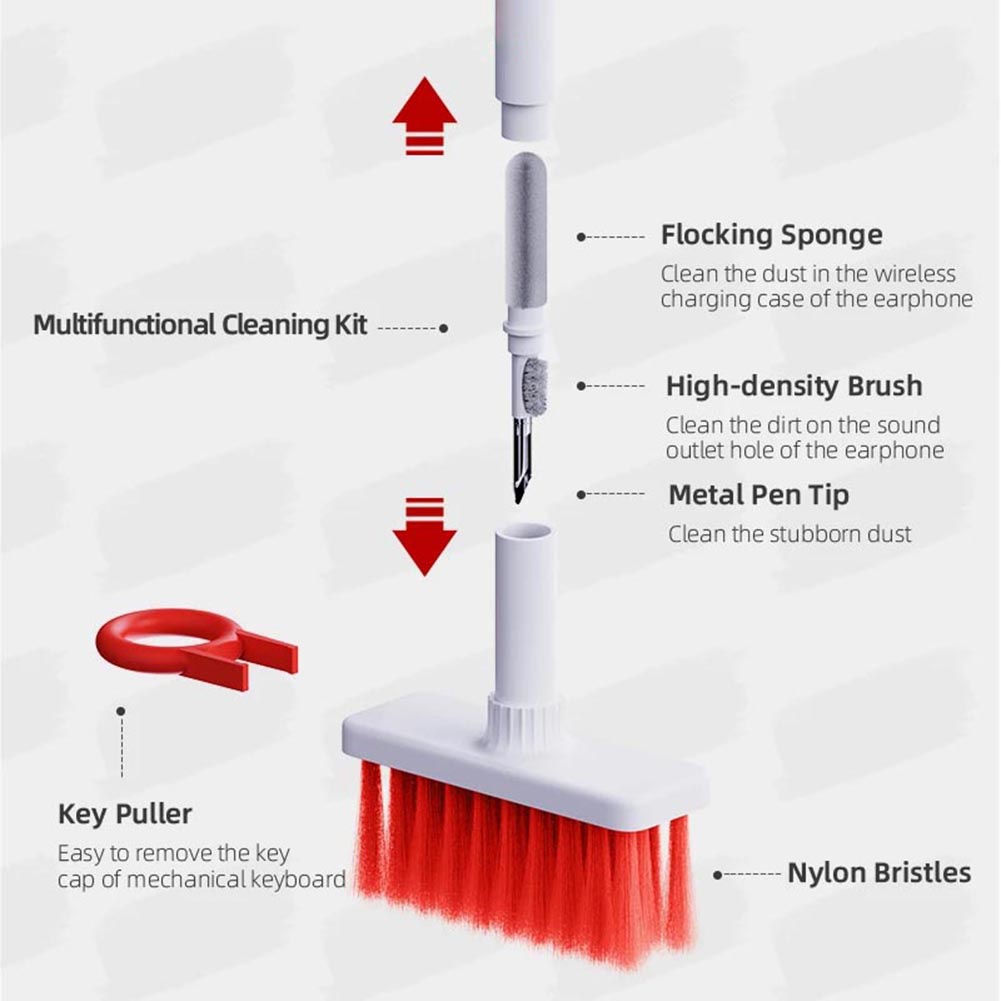 3-in-1 Cleaning Brush Kit Mech - Laptop Accessories All Gadgets ulasan dan harga
