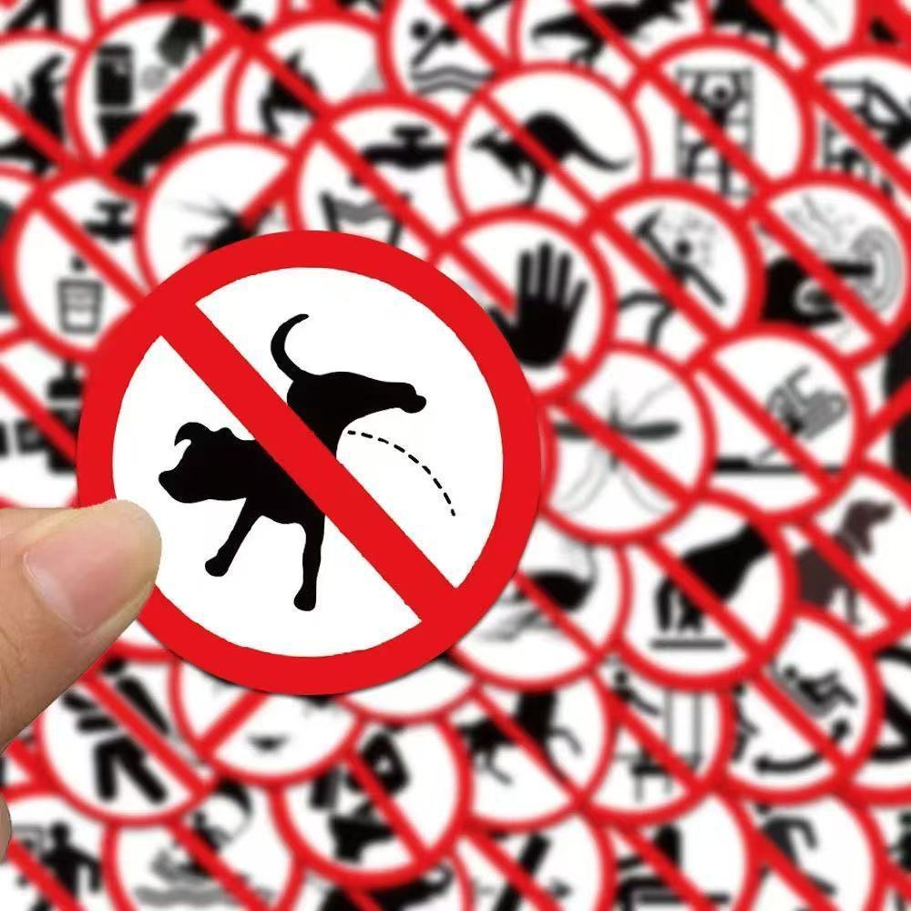 Funny Prohibition Symbols Stic - Laptop Electronics Accessories ulasan dan harga
