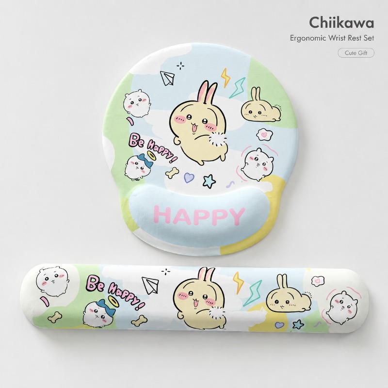 Cute Chiikawa Ergonomic Mouse  - Laptop Accessories Officeworks ulasan dan harga