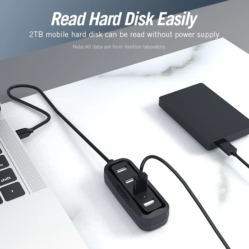 Vention USB 2.0 HUB 4 Port wit - Laptop Electronics Accessories ulasan dan harga