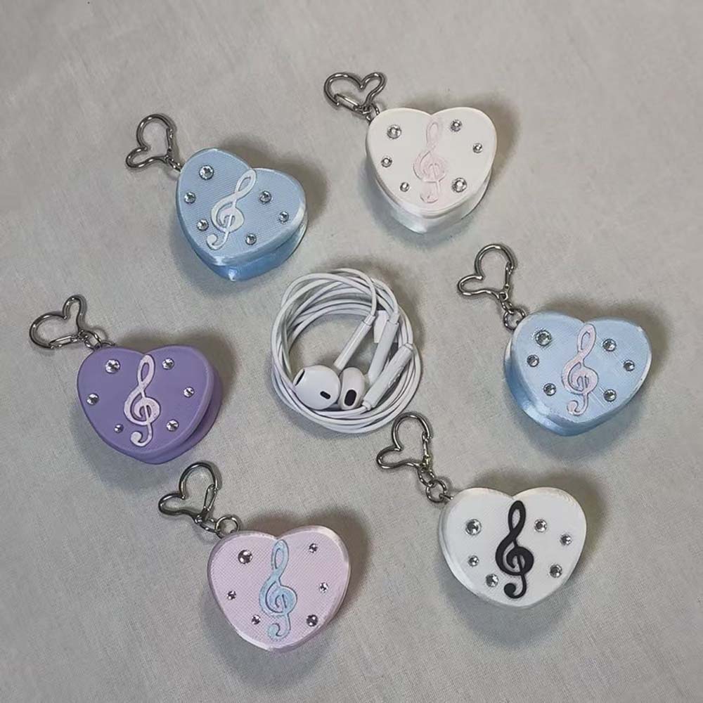 3D Printed Musical Note Heart  - Cable Management Bag ulasan dan harga