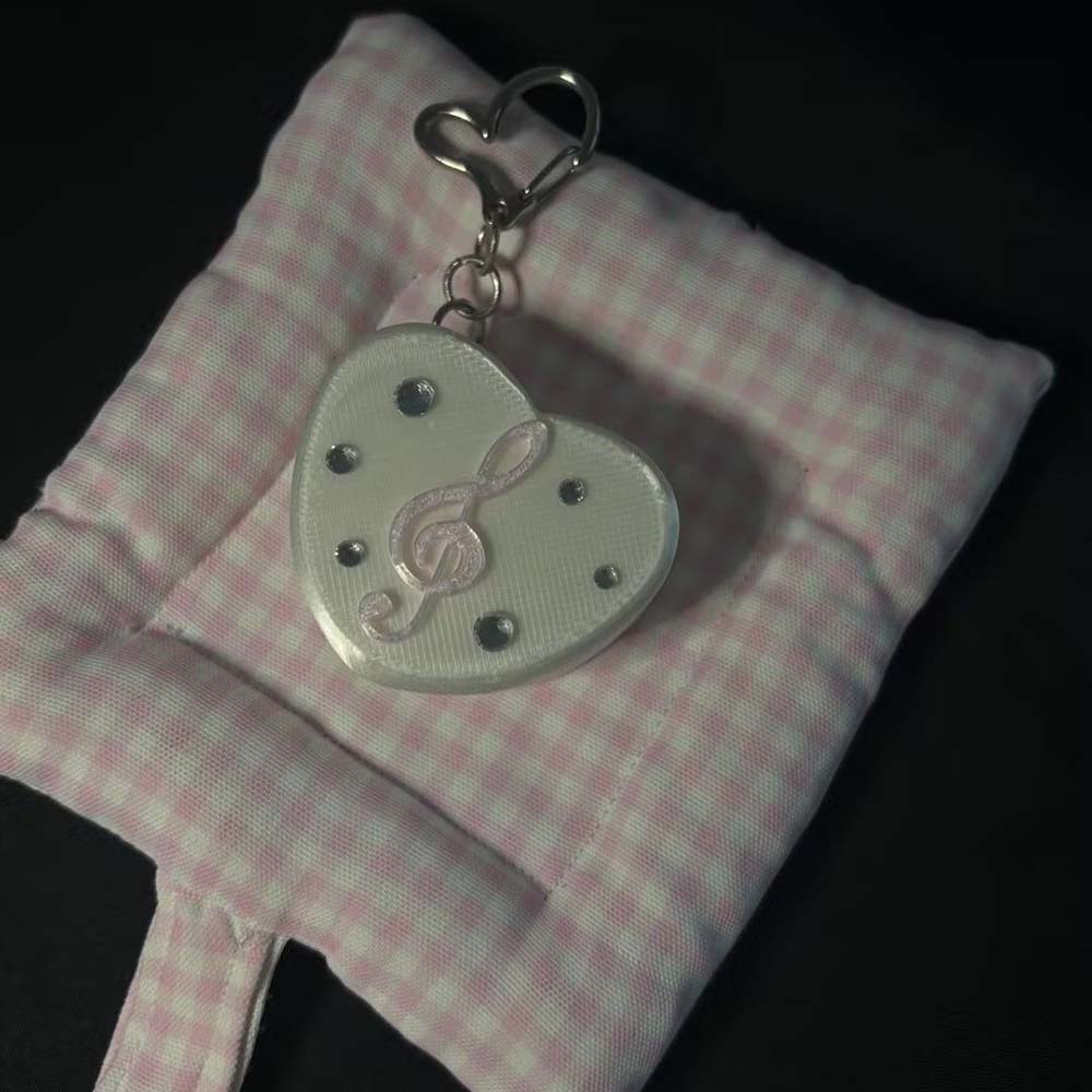 3D Printed Musical Note Heart  - Cable Management Bag ulasan dan harga