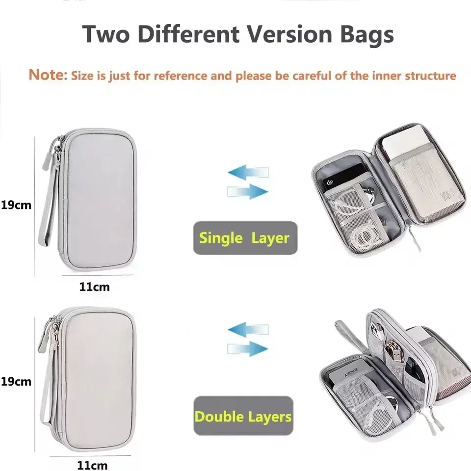 Travel Cable Bag Portable Digi - Cable Management Bag ulasan dan harga