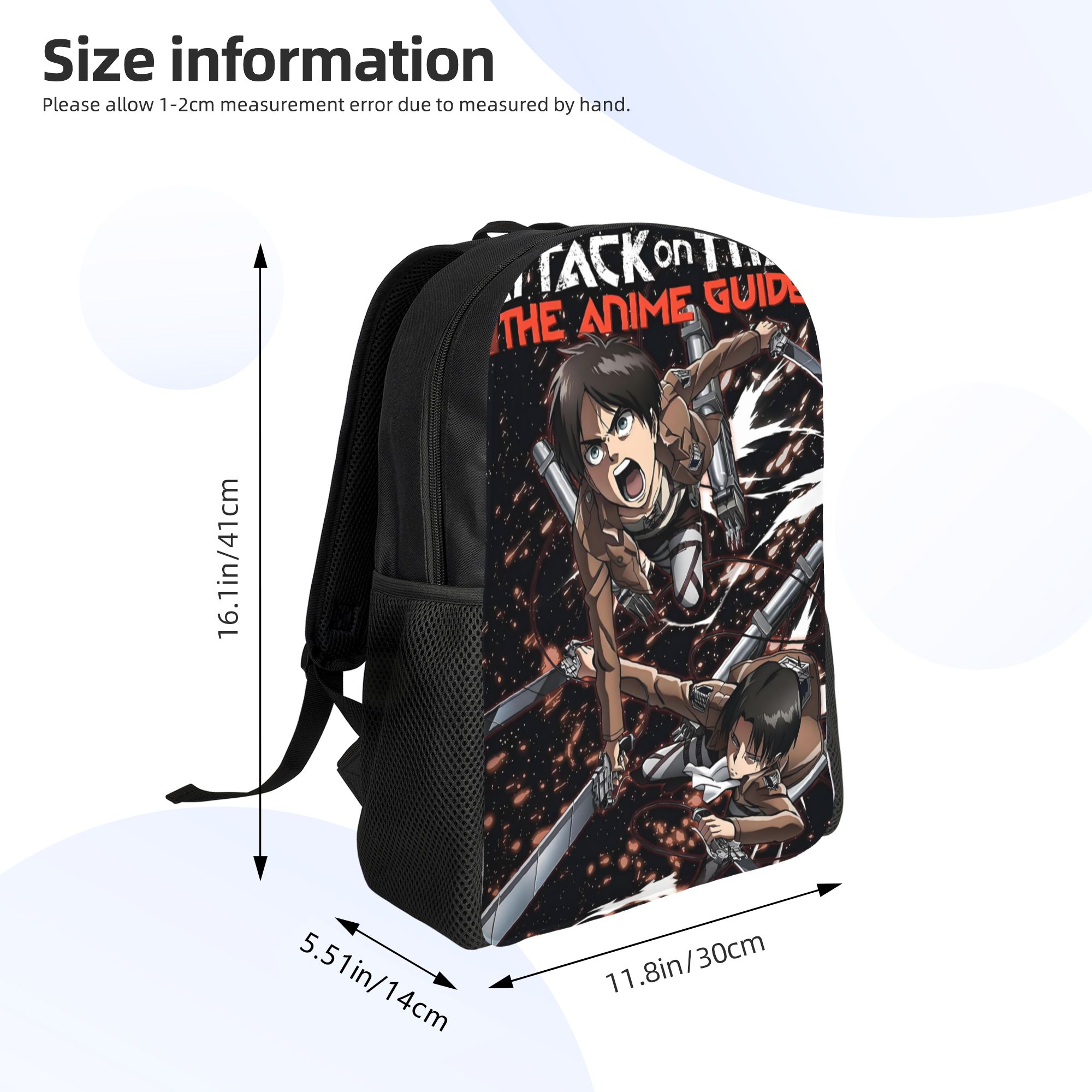 Attacks on Titans Travel Backp - Laptop Accessories For Students ulasan dan harga
