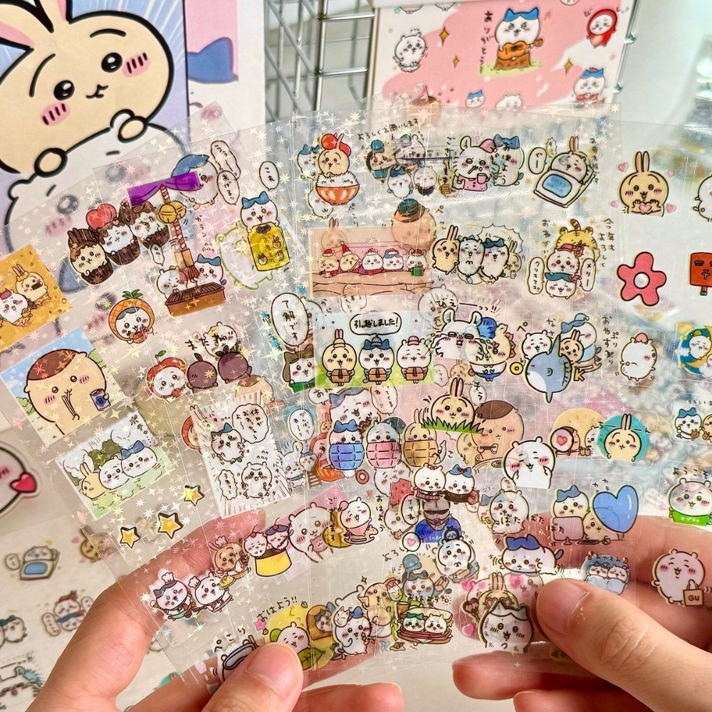30Pcs Chiikawa Laser Stickers  - Laptop Accessories Wholesale ulasan dan harga