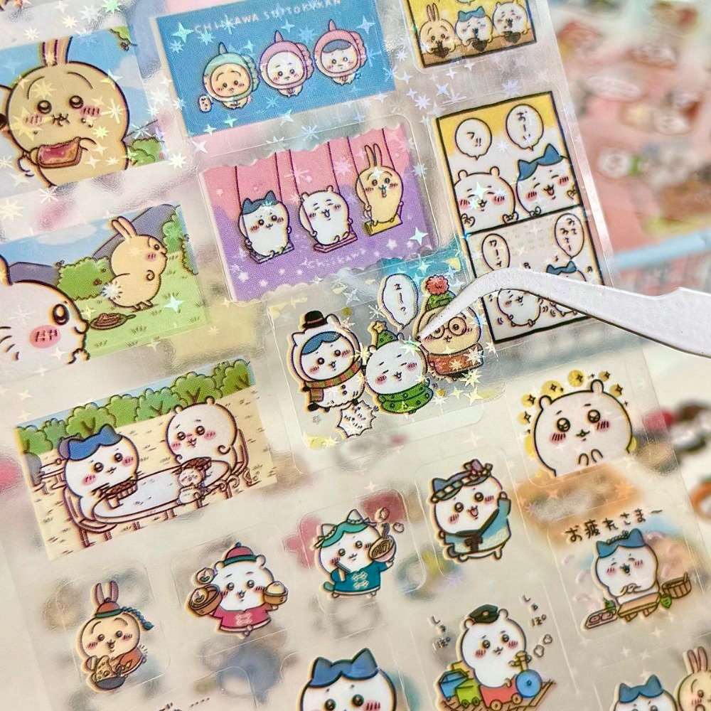 30Pcs Chiikawa Laser Stickers  - Laptop Accessories Wholesale ulasan dan harga