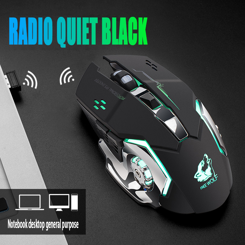 Free Wolf X8 Wireless Mouse Ch - Laptop Electronics Accessories ulasan dan harga
