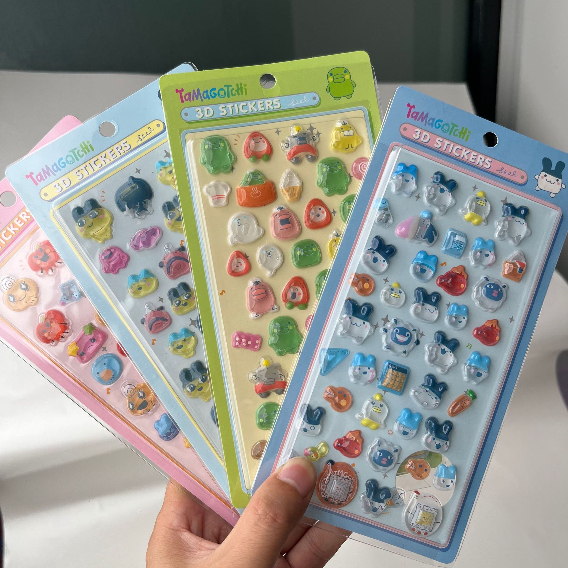 Cute Tamagotchi 3D Puffy Stick - Laptop Accessories Wholesale ulasan dan harga