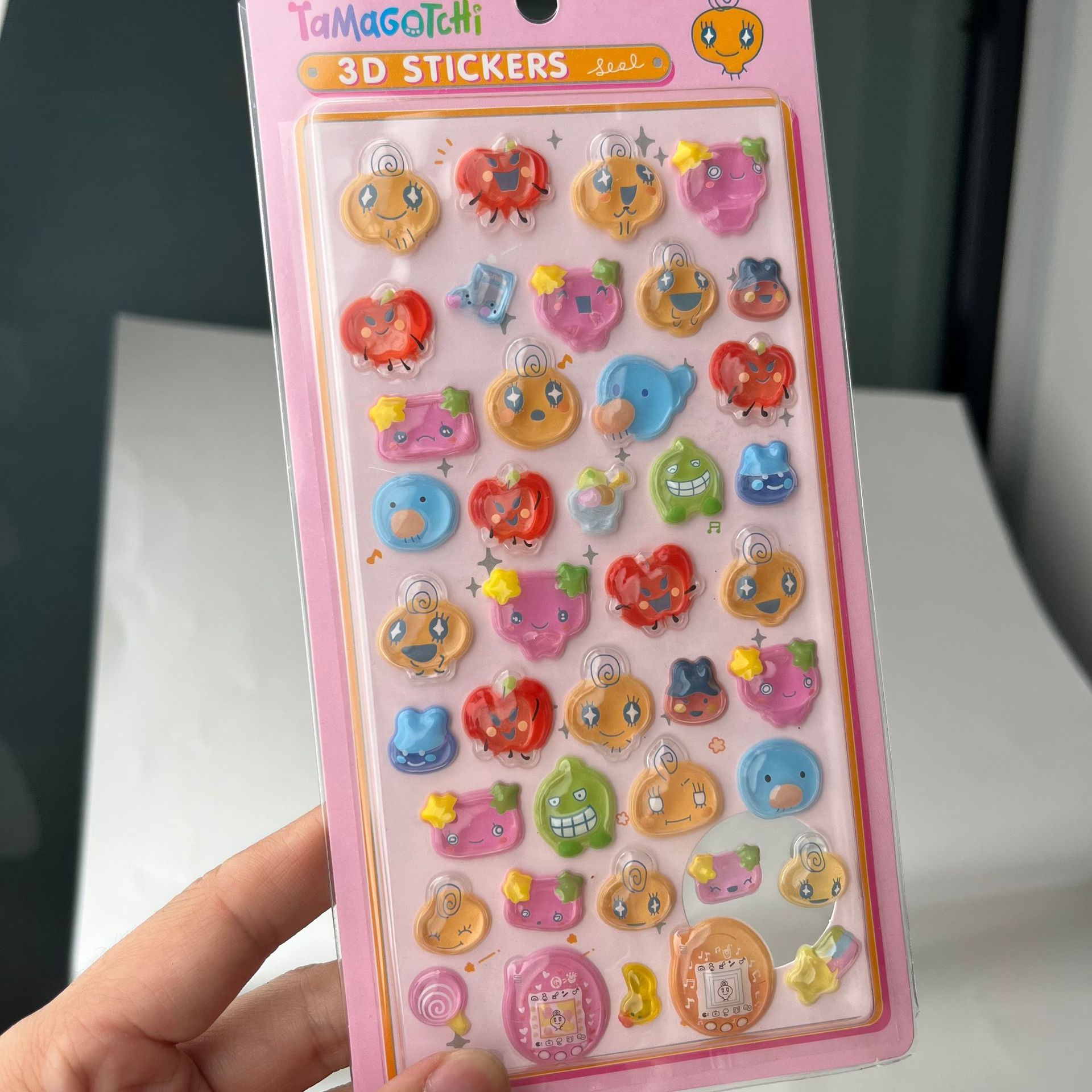 Cute Tamagotchi 3D Puffy Stick - Laptop Accessories Wholesale ulasan dan harga