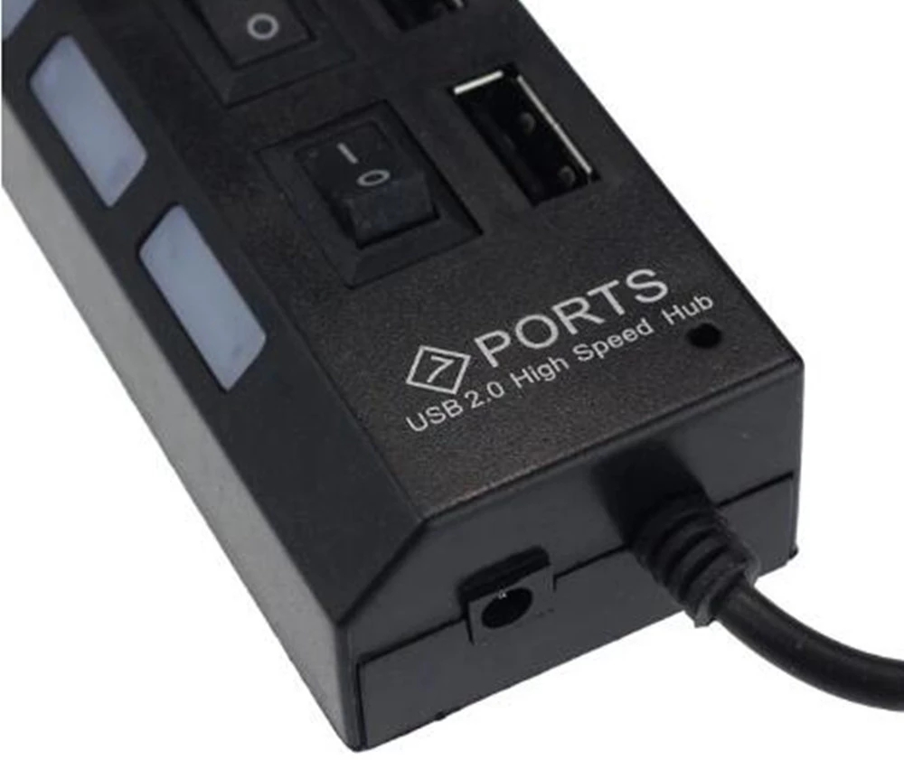 7 Port USB 2.0 Hub Splitter Fo - Laptop Accessories Wholesale ulasan dan harga
