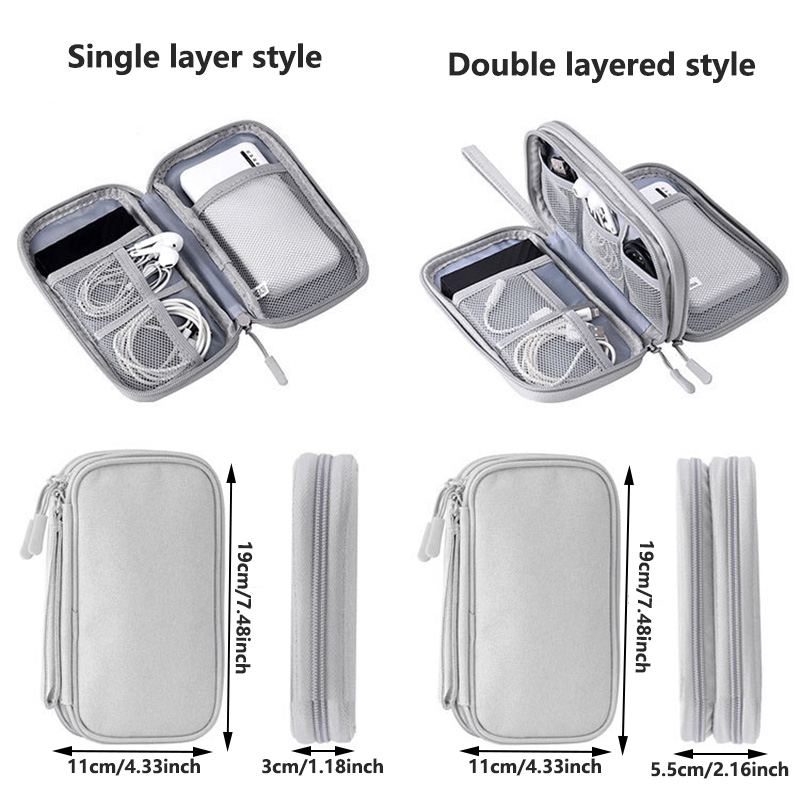 Multi-Color Portable Travel Di - Cable Management Bag ulasan dan harga